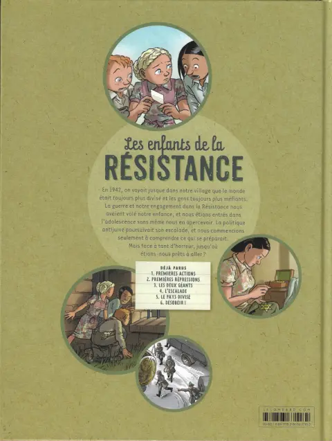Verso de l'album Les Enfants de la Résistance Tome 4 L'escalade