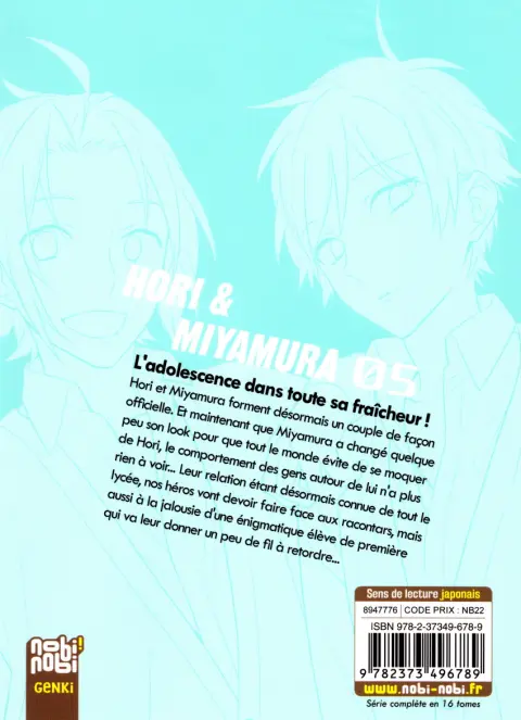 Verso de l'album Horimiya 05
