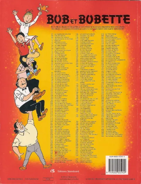 Verso de l'album Bob et Bobette Tome 145 Le pot aux roses