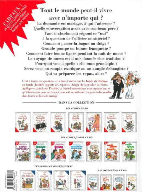 Verso de l'album Le Guide Tome 22 Le guide du mariage