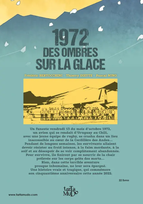 Verso de l'album 1972 Des ombres sur la glace