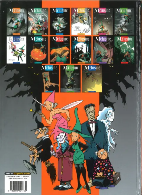 Verso de l'album Mélusine Tome 1 Sortilèges