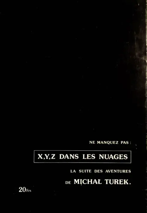 Verso de l'album Michal Turek Tome 1 La ville des lumières