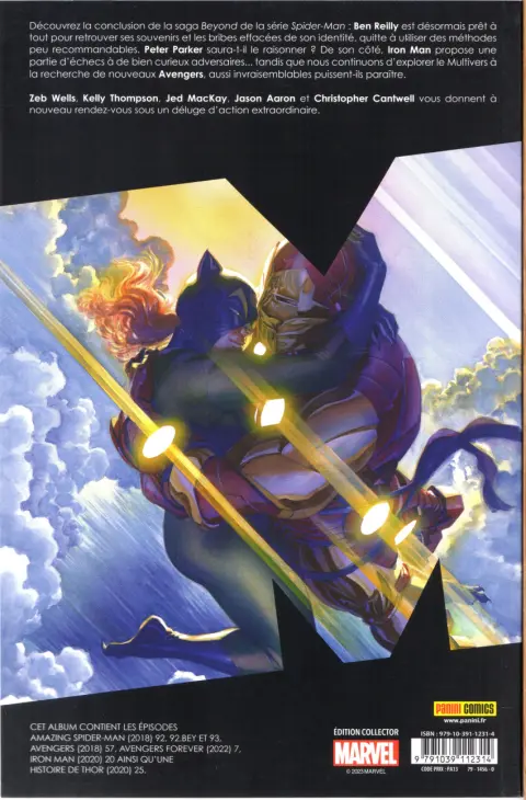 Verso de l'album Marvel Comics Tome 13