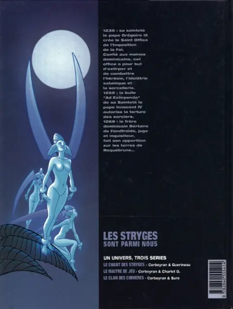 Verso de l'album Le Clan des Chimères Tome 1 Tribut