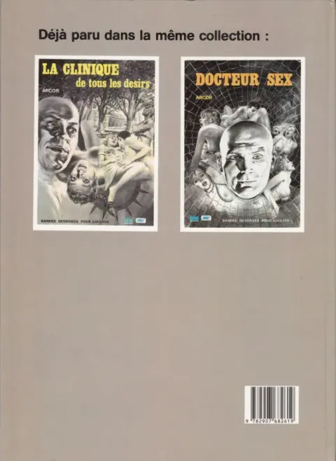 Verso de l'album La Clinique de tous les désirs Tome 3 Docteur Sex - Le goulag
