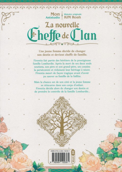 Verso de l'album La nouvelle Cheffe de Clan 1