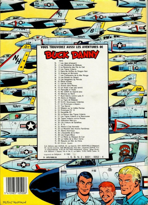 Verso de l'album Buck Danny Tome 15 NC-22654 ne répond plus