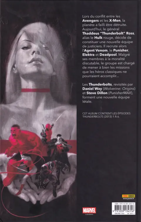 Verso de l'album Thunderbolts - Pas de quartier Pas de quartier