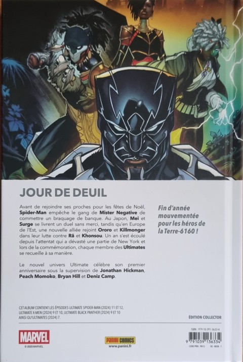 Verso de l'album Ultimate Universe 06