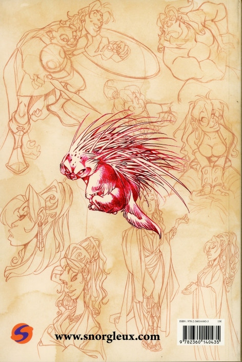 Verso de l'album Carnet d'auteur Crisse