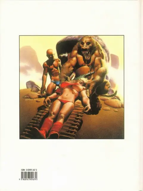 Verso de l'album La Saga de Den Tome 4 Enfants du feu