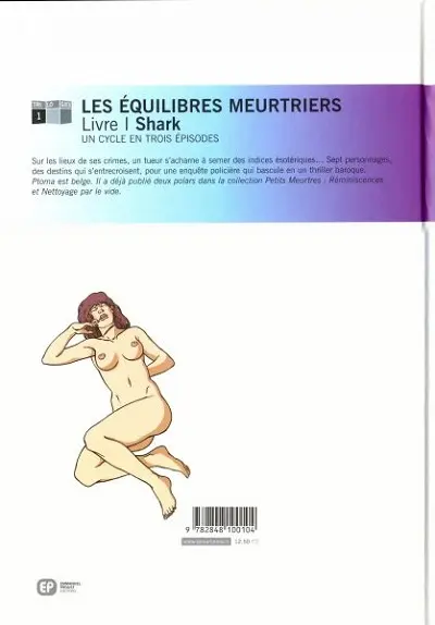 Verso de l'album Les Équilibres meurtriers Tome 1 Shark