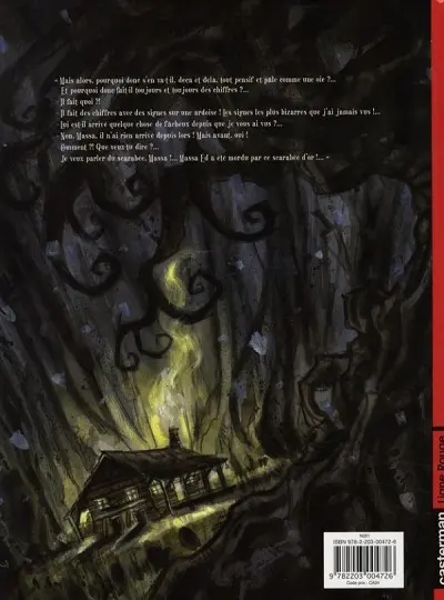 Verso de l'album Histoires extraordinaires d'Edgar Poe Tome 1 Le scarabée d'or