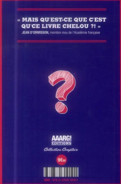 Verso de l'album Los Incognitos Tome 1