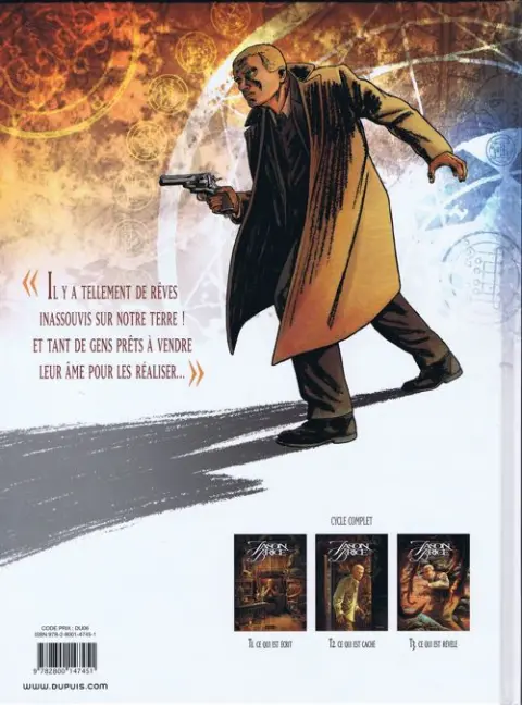 Verso de l'album Jason Brice Tome 3 Ce qui est révélé