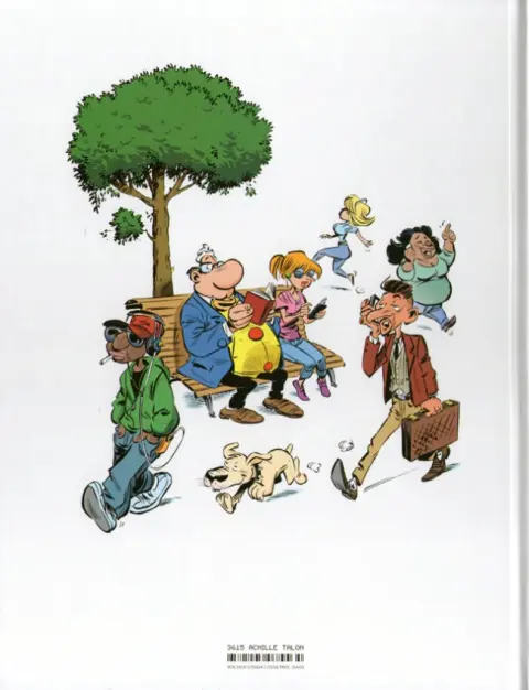 Verso de l'album Les impétueuses tribulations d'Achille Talon Tome 3 Achille Talon est proche du peuple