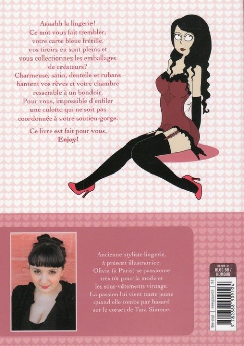 Verso de l'album Lingerie addict Le (presque) guide