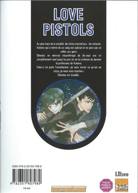 Verso de l'album Love Pistols 7
