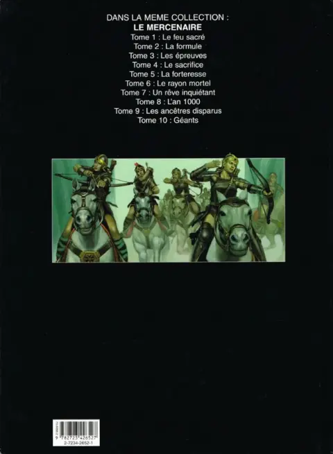 Verso de l'album Le Mercenaire Tome 10 Géants