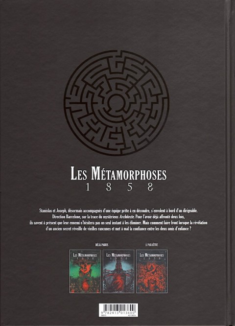 Verso de l'album Les Métamorphoses 1858 Tome II Dinocampus coccinellae