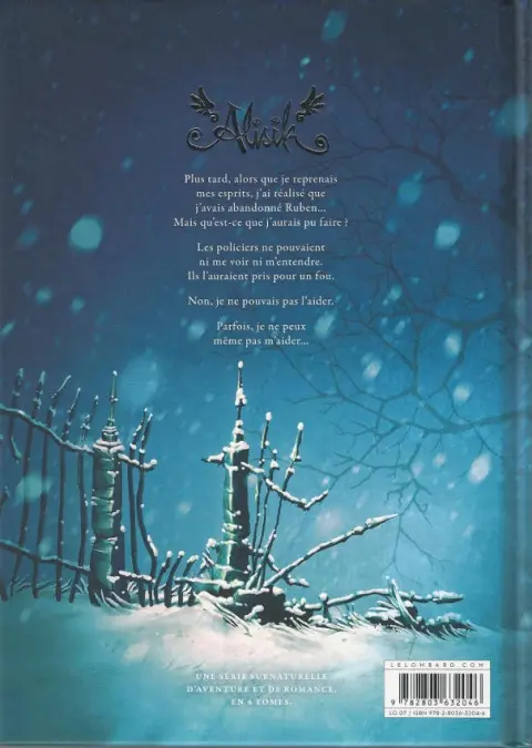 Verso de l'album Alisik 2 Hiver