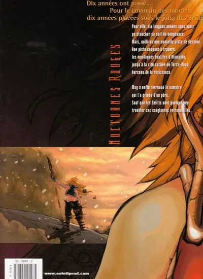 Verso de l'album Nocturnes rouges Tome 5 Terra-nova