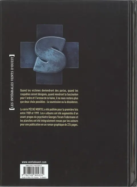 Verso de l'album Péché Mortel