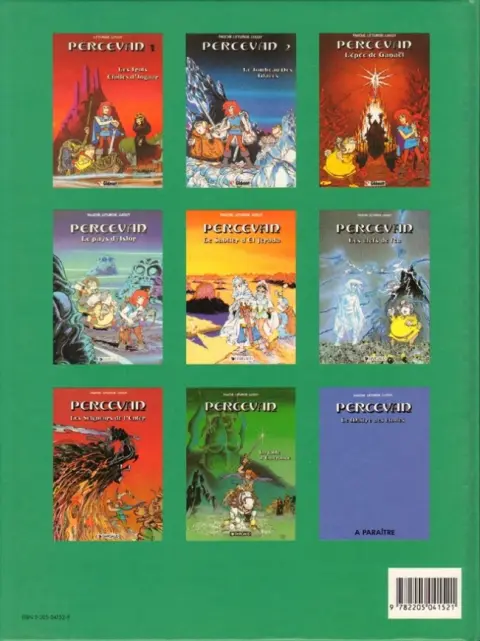 Verso de l'album Percevan Tome 8 La table d'Emeraude