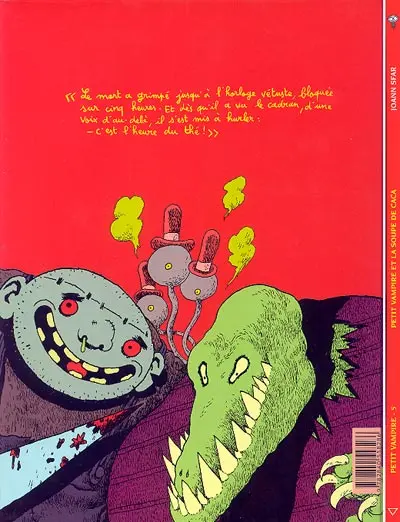 Verso de l'album Petit vampire Tome 5 Petit vampire et la soupe de caca