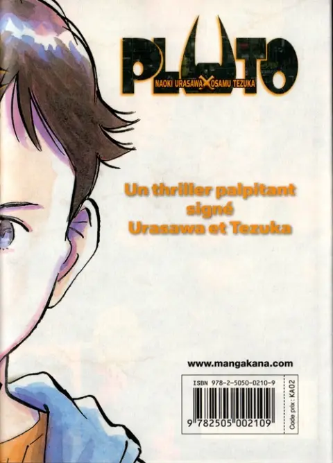 Verso de l'album Pluto 002