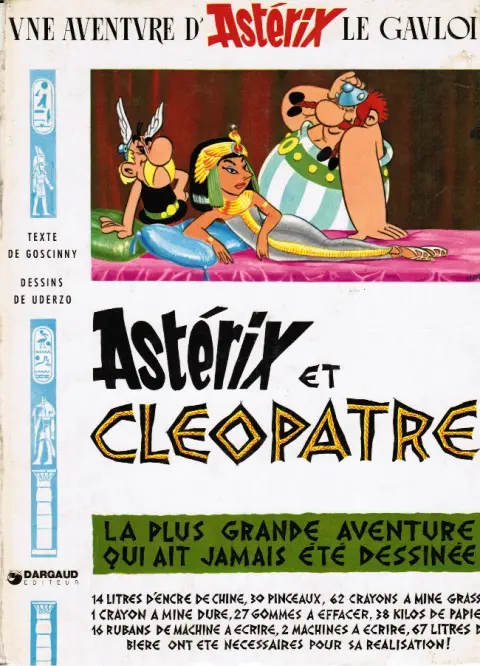 Couverture de l'album Astérix Tome 6 Astérix et Cléopâtre