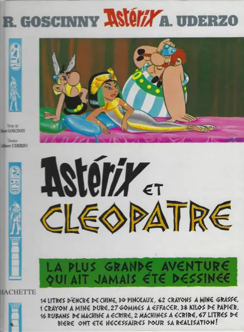 Couverture de l'album Astérix Tome 6 Astérix et Cléopâtre
