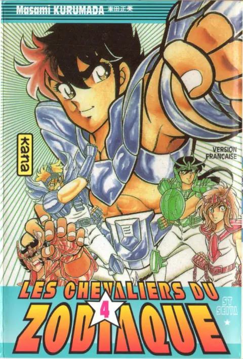 Couverture de l'album Saint Seiya - Les Chevaliers du Zodiaque 4 Armures noires et combats sanglants