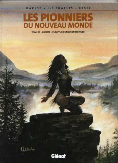 Couverture de l'album Les Pionniers du Nouveau Monde Tome 10 Comme le souffle d'un bison en hiver