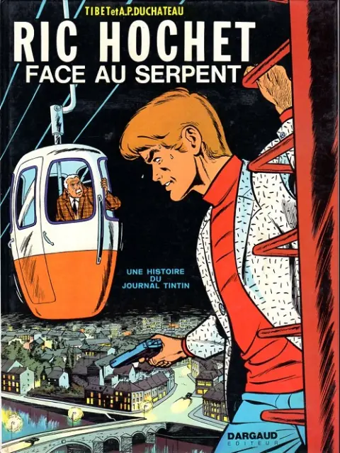 Couverture de l'album Ric Hochet Tome 8 Ric Hochet face au serpent