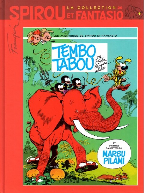 Couverture de l'album Spirou et Fantasio La collection Tome 26 Tembo tabou