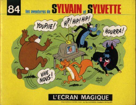 Couverture de l'album Sylvain et Sylvette Tome 84 L'écran magique