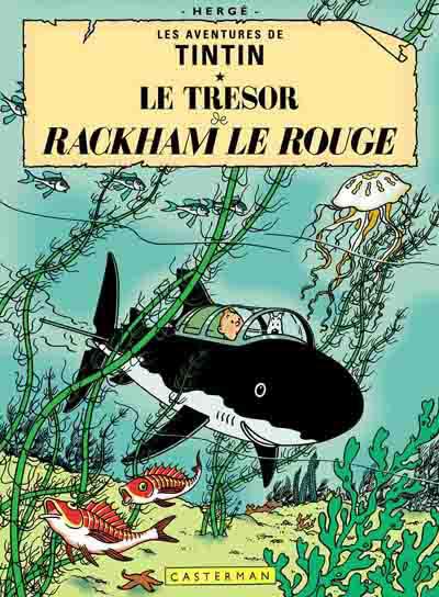 Couverture de l'album Tintin Tome 12 Le trésor de Rackham le Rouge
