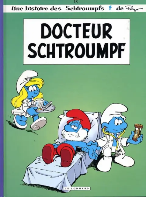 Couverture de l'album Les Schtroumpfs Tome 18 Docteur Schtroumpf
