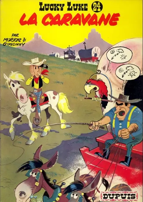 Couverture de l'album Lucky Luke Tome 24 La caravane