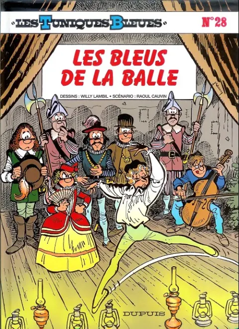 Couverture de l'album Les Tuniques Bleues Tome 28 Les bleus de la balle