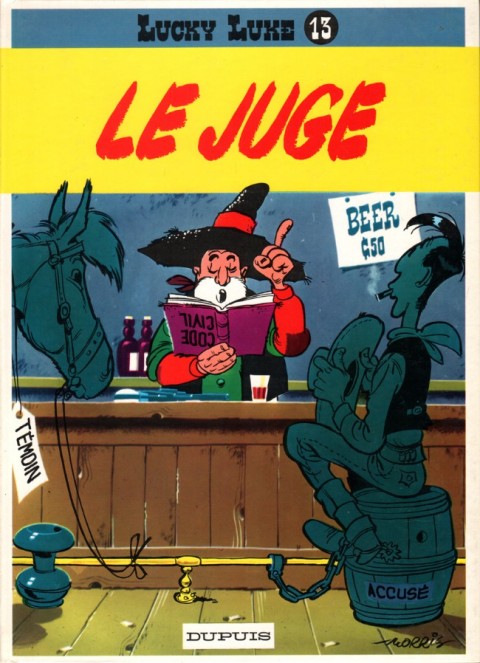 Couverture de l'album Lucky Luke Tome 13 Le juge