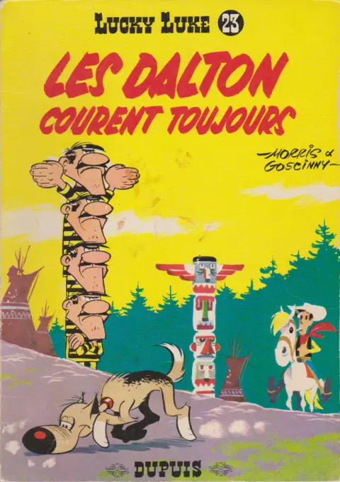 Couverture de l'album Lucky Luke Tome 23 Les Dalton courent toujours