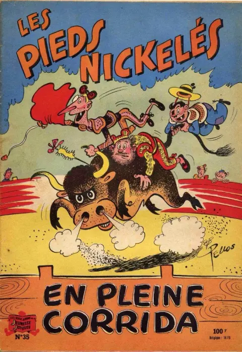Couverture de l'album Les Pieds Nickelés Tome 35 Les Pieds Nickelés en pleine corrida