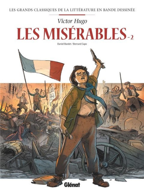 Couverture de l'album Les Grands Classiques de la littérature en bande dessinée Tome 9 Les Misérables - 2