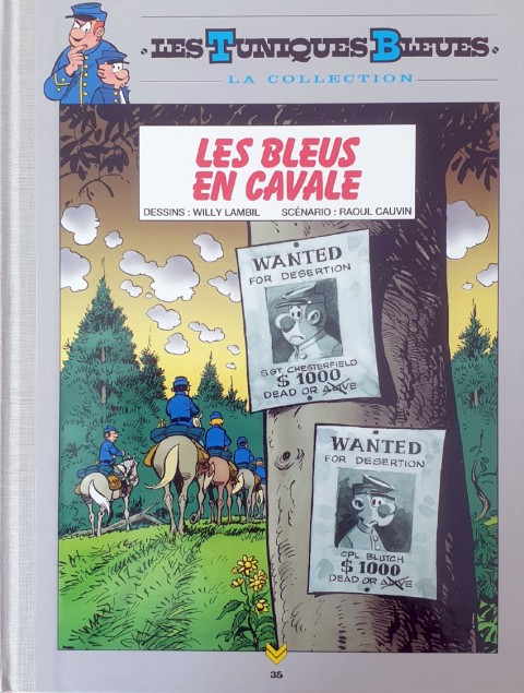 Couverture de l'album Les Tuniques Bleues La Collection - Hachette, 2e série Tome 35 Les bleus en cavale