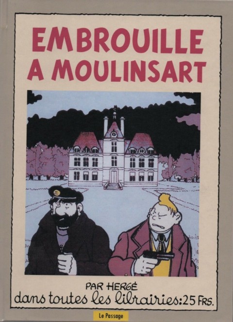 Couverture de l'album Tintin Embrouille à Moulinsart