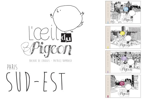 L'Œil du pigeon - Balade de croquis Paris Sud-Est