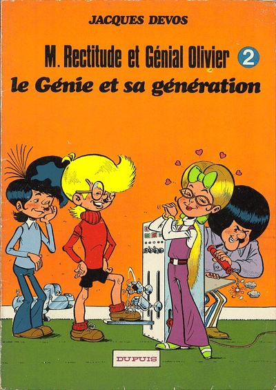 Couverture de l'album M. Rectitude et Génial Olivier Tome 2 Le génie et sa génération